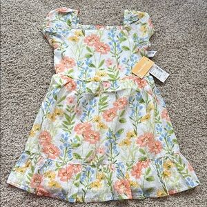 NWT Gymboree girls 5T Prairie Fields Bunny Tail floral Dress